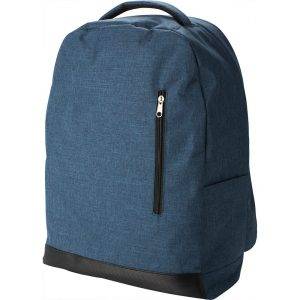 Sac à dos antivol bleu personnalisable avec logo