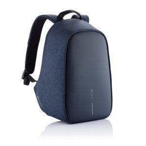 Sac à dos antivol Bobby Hero Small bleu personnalisable avec logo