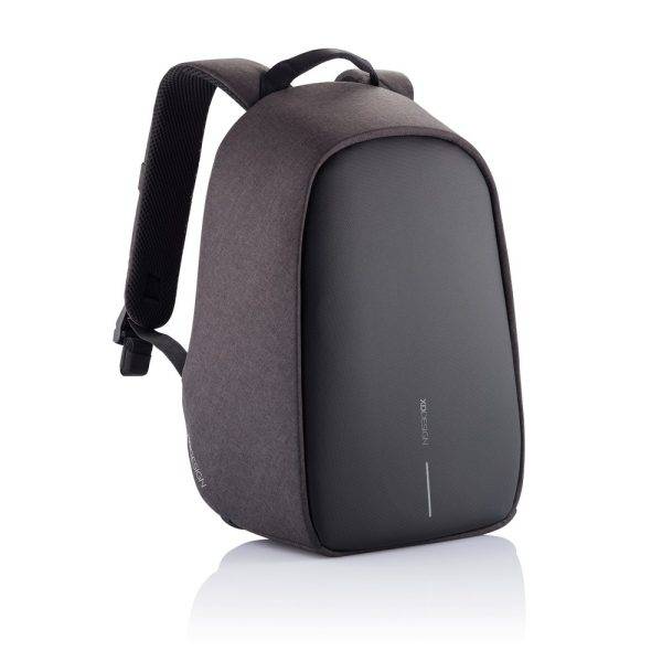 Sac à dos antivol Bobby Hero Small gris personnalisable avec logo