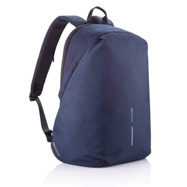 Sac à dos antivol Bobby Soft bleu personnalisable avec logo