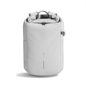Sac à dos antivol et étanche Urban blanc personnalisable avec logo