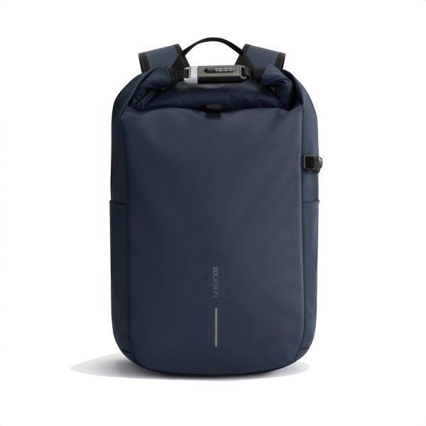 Sac à dos antivol et étanche Urban bleu personnalisable avec logo – réf. P706.2825