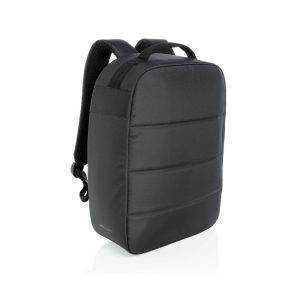 Sac à dos antivol Impact en rPET AWARE™ noir personnalisable avec logo