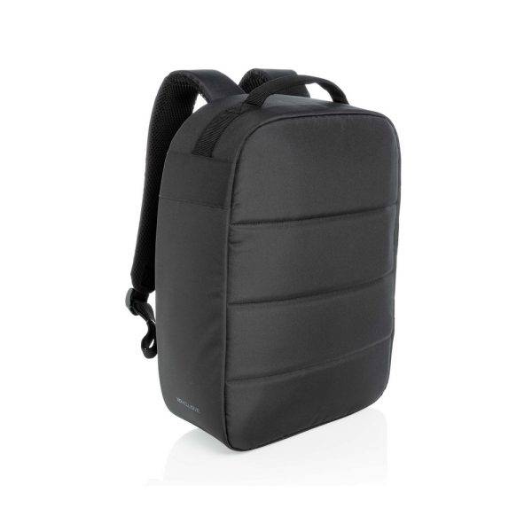Sac à dos antivol Impact en rPET AWARE™ noir personnalisable avec logo
