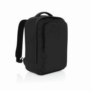 Sac à dos cabine en rPET Aware noir personnalisable avec logo
