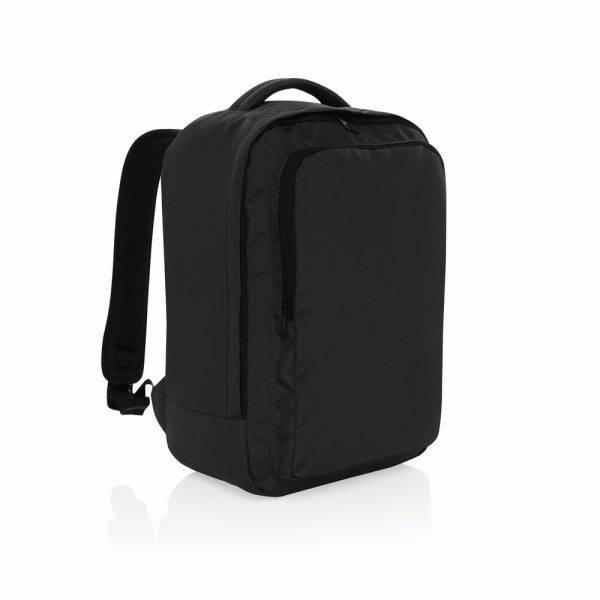 Sac à dos cabine en rPET Aware noir personnalisable avec logo