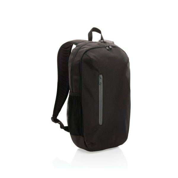 Sac à dos casual 300D rPET Impact AWARE™ gris personnalisable