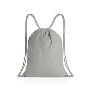 Sac à dos cordelettes en coton recyclé 145 gr Impact personnalisable – réf. P762.632
