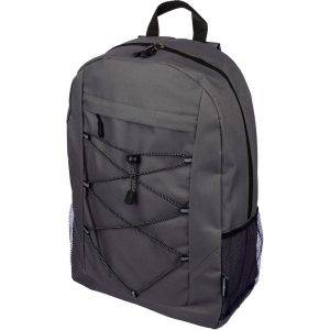 Sac à dos de voyage gris personnalisable avec logo