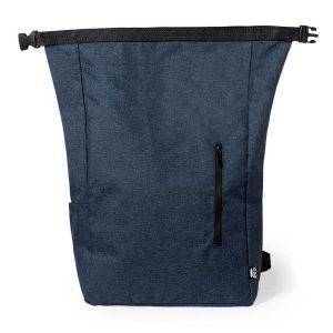 Sac à dos en RPET bleu marine personnalisable avec logo