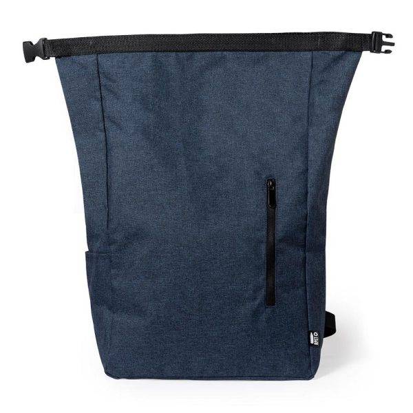 Sac à dos en RPET bleu marine personnalisable avec logo