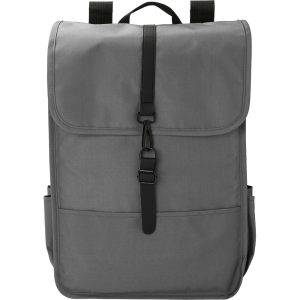 Sac à dos en RPET graphite personnalisable avec logo