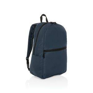 Sac à dos en rPET Impact AWARE™ bleu personnalisable avec logo