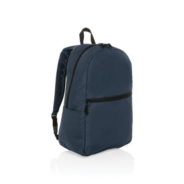 Sac à dos en rPET Impact AWARE™ bleu personnalisable avec logo