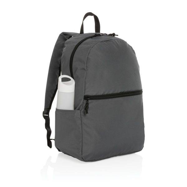 Sac à dos en rPET Impact AWARE™ gris personnalisable avec logo