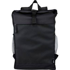Sac à dos enroulable pour ordinateur portable 15" noir personnalisable