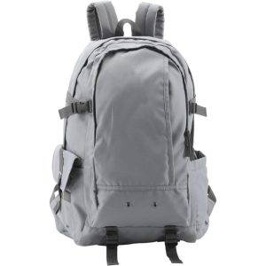 Sac à dos gris personnalisable avec logo – réf. V4590-19