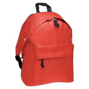 Sac à dos Madeline rouge personnalisable avec logo
