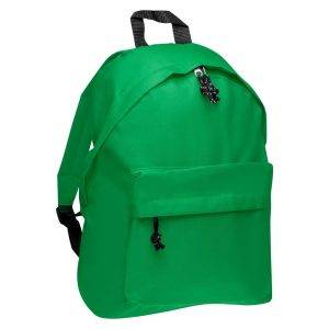 Sac à dos Madeline vert personnalisable avec logo