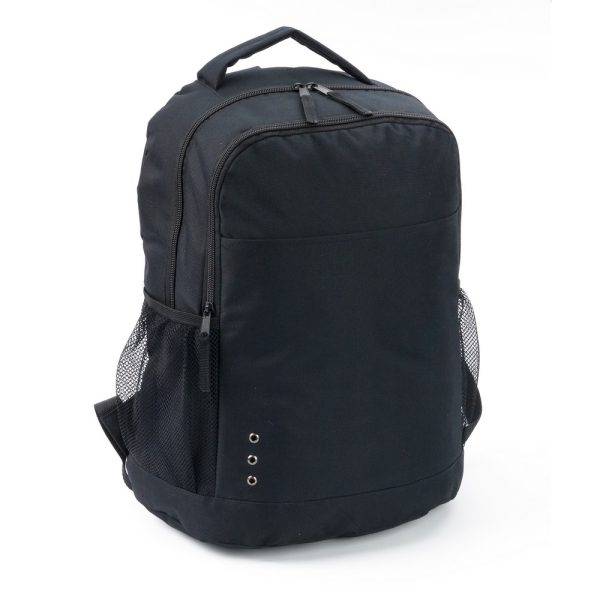 Sac à dos noir personnalisable avec logo – réf. V4291-03