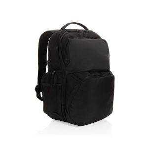 Sac à dos nomade Swiss Peak en rPET AWARE™ noir personnalisable