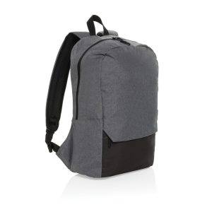 Sac à dos ordinateur 15.6'' en rPET AWARE™ Kazu gris personnalisable