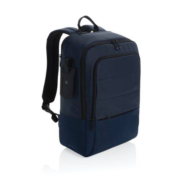 Sac à dos ordinateur 15,6" en rPET AWARE™ Armond bleu personnalisable