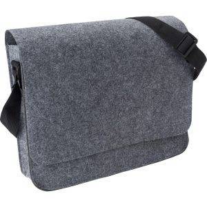 Sac à dos ordinateur feutre RPET 15" gris personnalisable avec logo