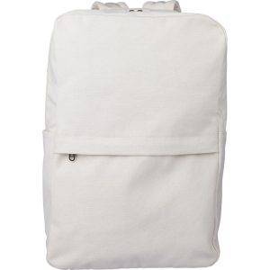 Sac à dos pour ordinateur portable 15" beige personnalisable avec logo