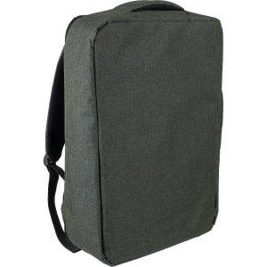 Sac à dos pour ordinateur portable 15" en RPET vert personnalisable