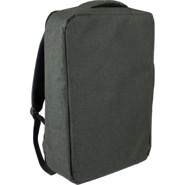 Sac à dos pour ordinateur portable 15" en RPET vert personnalisable