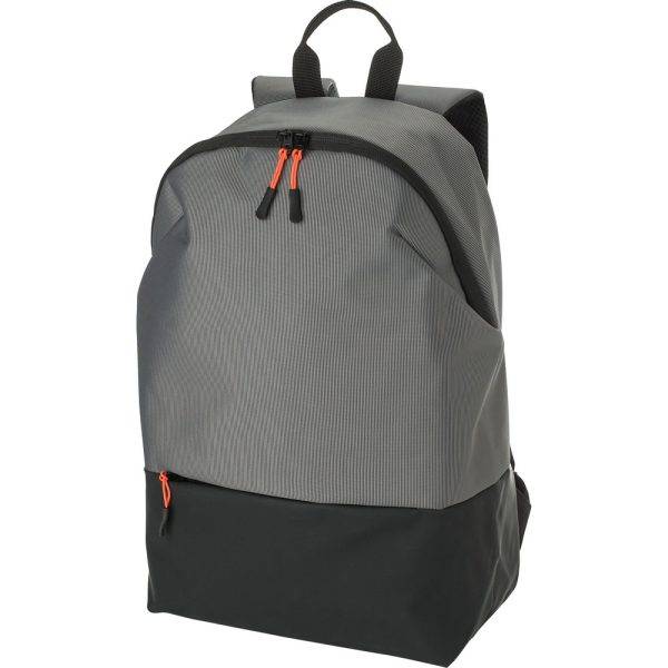 Sac à dos pour ordinateur portable 15" gris personnalisable avec logo