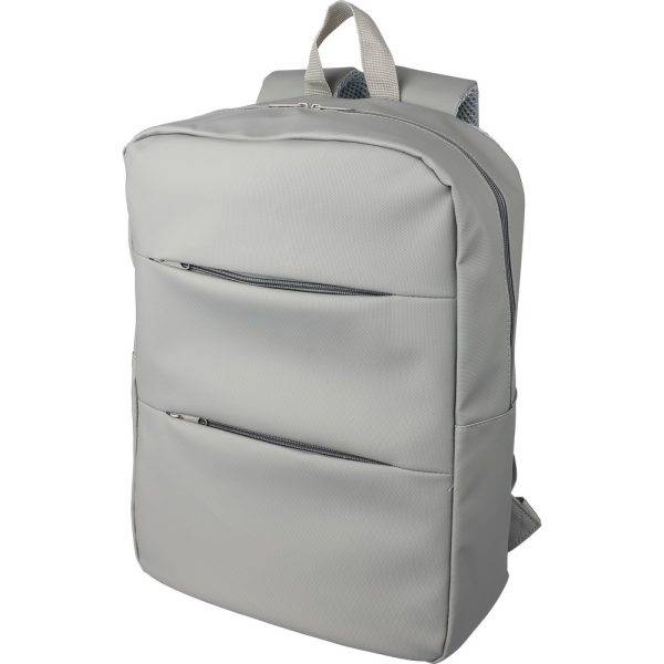 Sac à dos pour ordinateur portable 15" gris personnalisable avec logo – réf. VA462-19