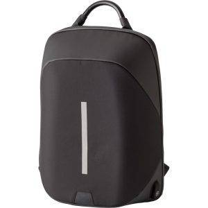 Sac à dos pour ordinateur portable 15 " noir personnalisable avec logo – réf. V0816-03