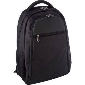 Sac à dos pour ordinateur portable 15" noir personnalisable avec logo – réf. V9425-03