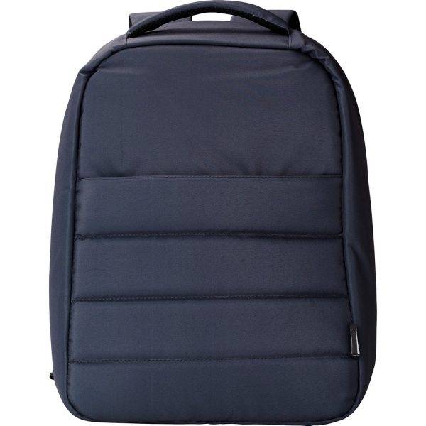 Sac à dos pour ordinateur portable 15" RPET bleu personnalisable