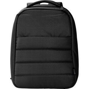 Sac à dos pour ordinateur portable 15" RPET noir personnalisable