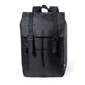 Sac à dos pour ordinateur portable RPET 15" noir personnalisable