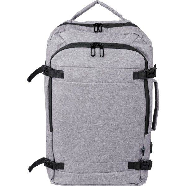 Sac à dos pour ordinateur portable RPET 17" brun personnalisable