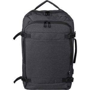 Sac à dos pour ordinateur portable RPET 17" noir personnalisable