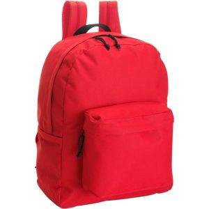 Sac à dos rouge personnalisable avec logo – réf. V8476-05