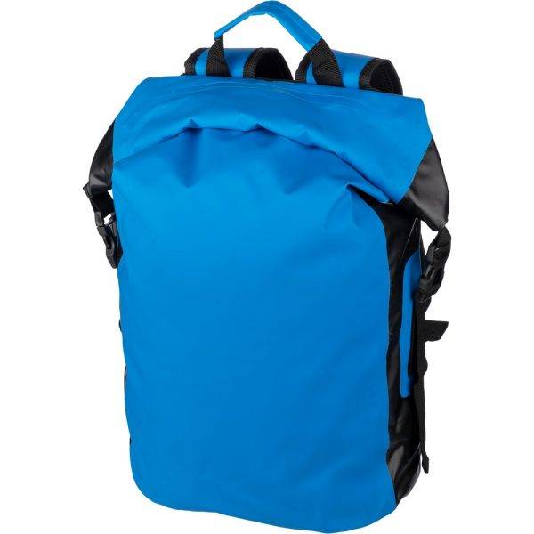 Sac à dos trolley, imperméable bleu clair personnalisable avec logo