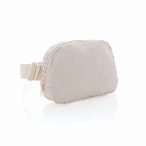 Sac banane / bandoulière en rPET AWARE Aero beige personnalisable