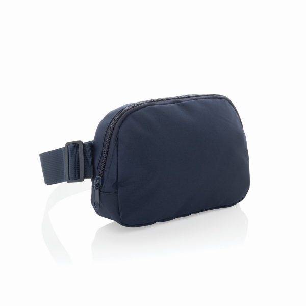 Sac banane / bandoulière en rPET AWARE Aero bleu personnalisable