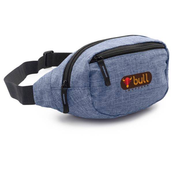 Sac banane B'RIGHT RPET | Kian bleu marine personnalisable avec logo