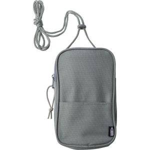 Sac bandoulière, pochette RPET gris personnalisable avec logo