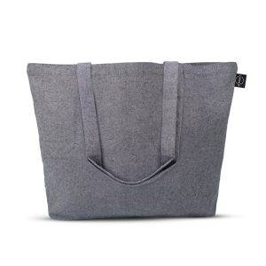 Sac de shopping Fairtrade B'RIGHT Miravo graphite personnalisable