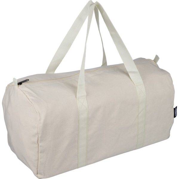Sac de sport, de voyage beige personnalisable avec logo