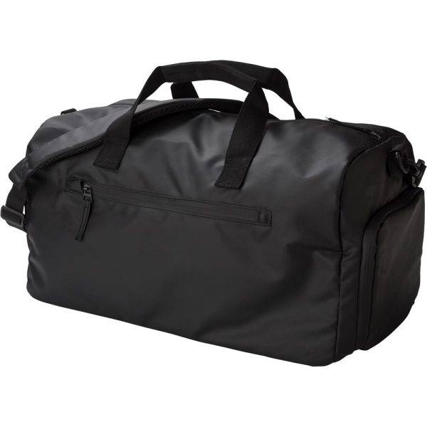 Sac de sport, de voyage noir personnalisable avec logo – réf. V1522-03