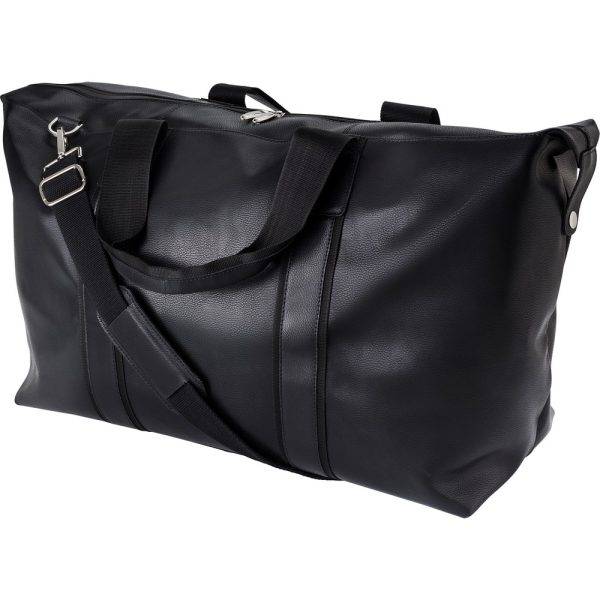 Sac de sport, de voyage noir personnalisable avec logo